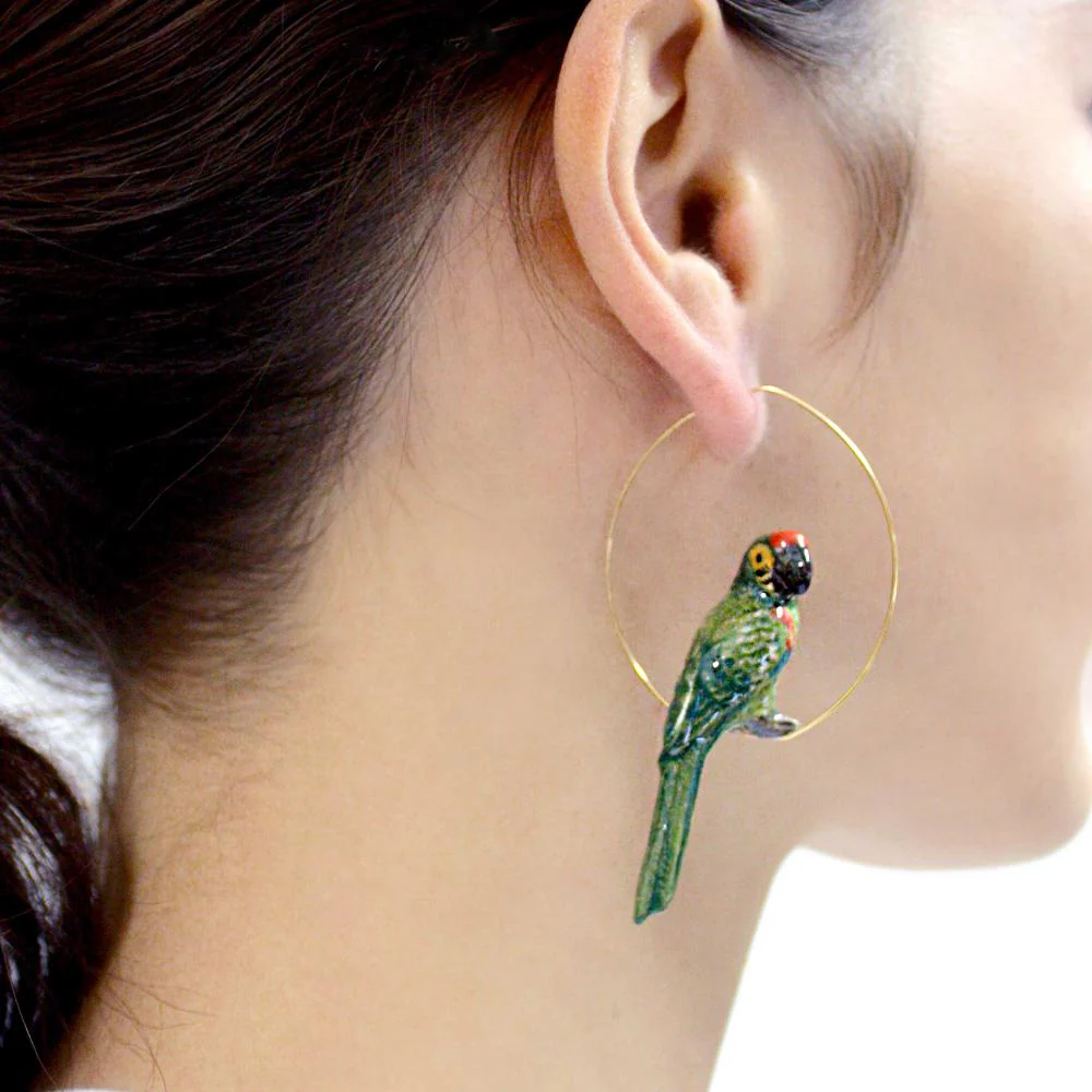 Nach Parrot Earrings - Image 2