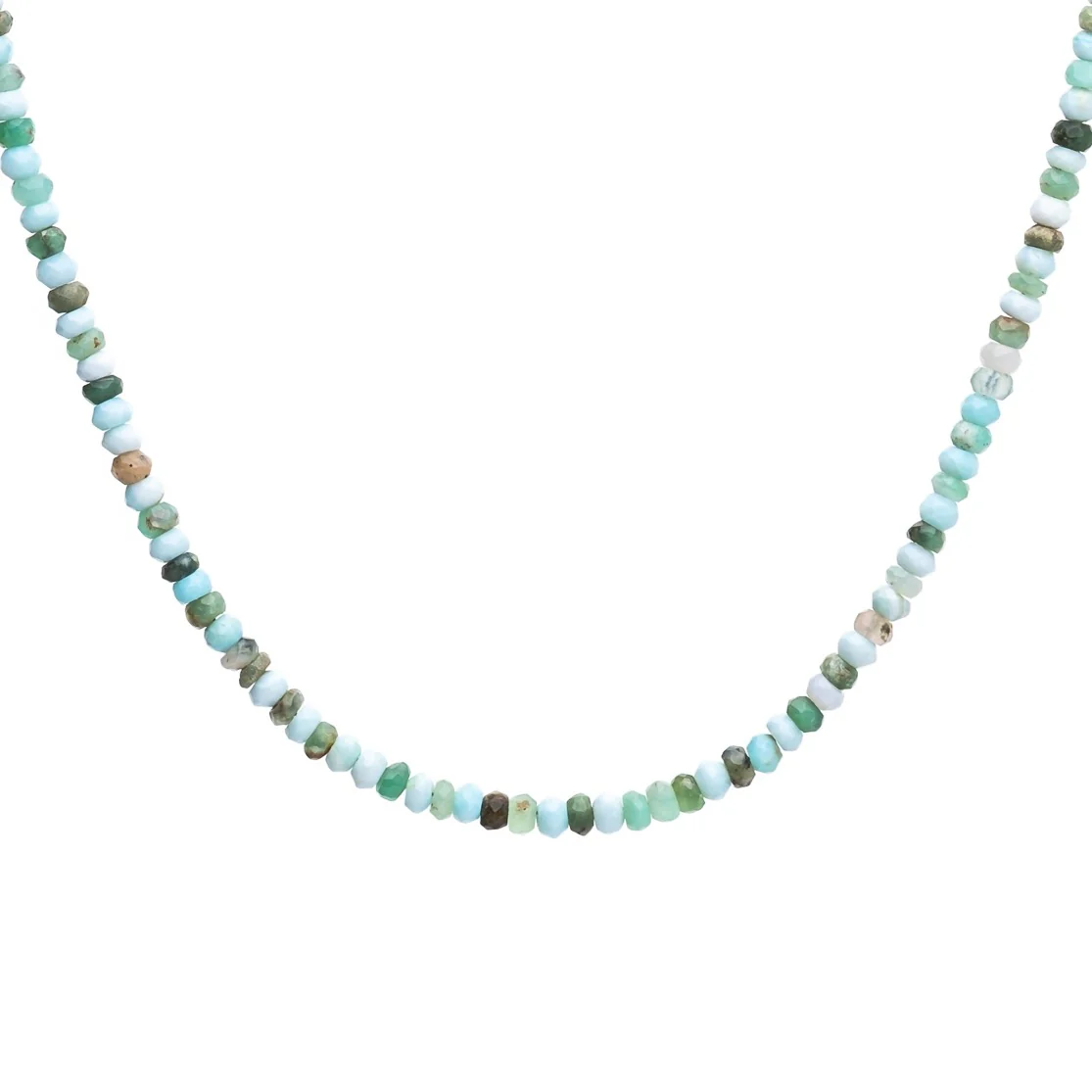 Aqua Beaded Necklace