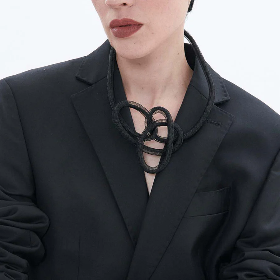 Life Short Black Necklace - Image 3