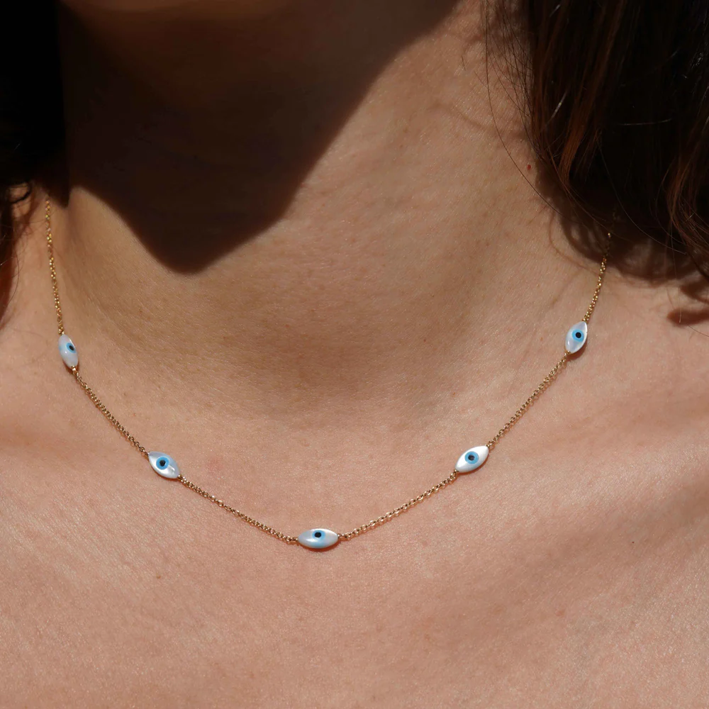 Mini Evil Eye Necklace - Image 2