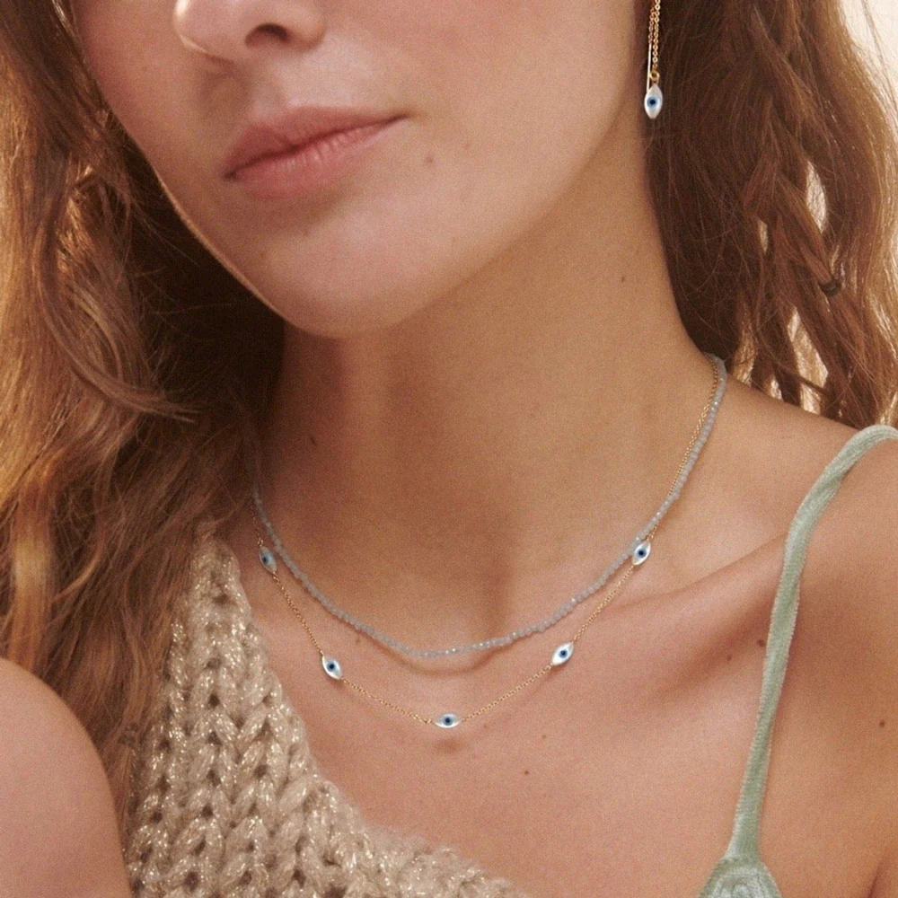 Mini Evil Eye Necklace - Image 4
