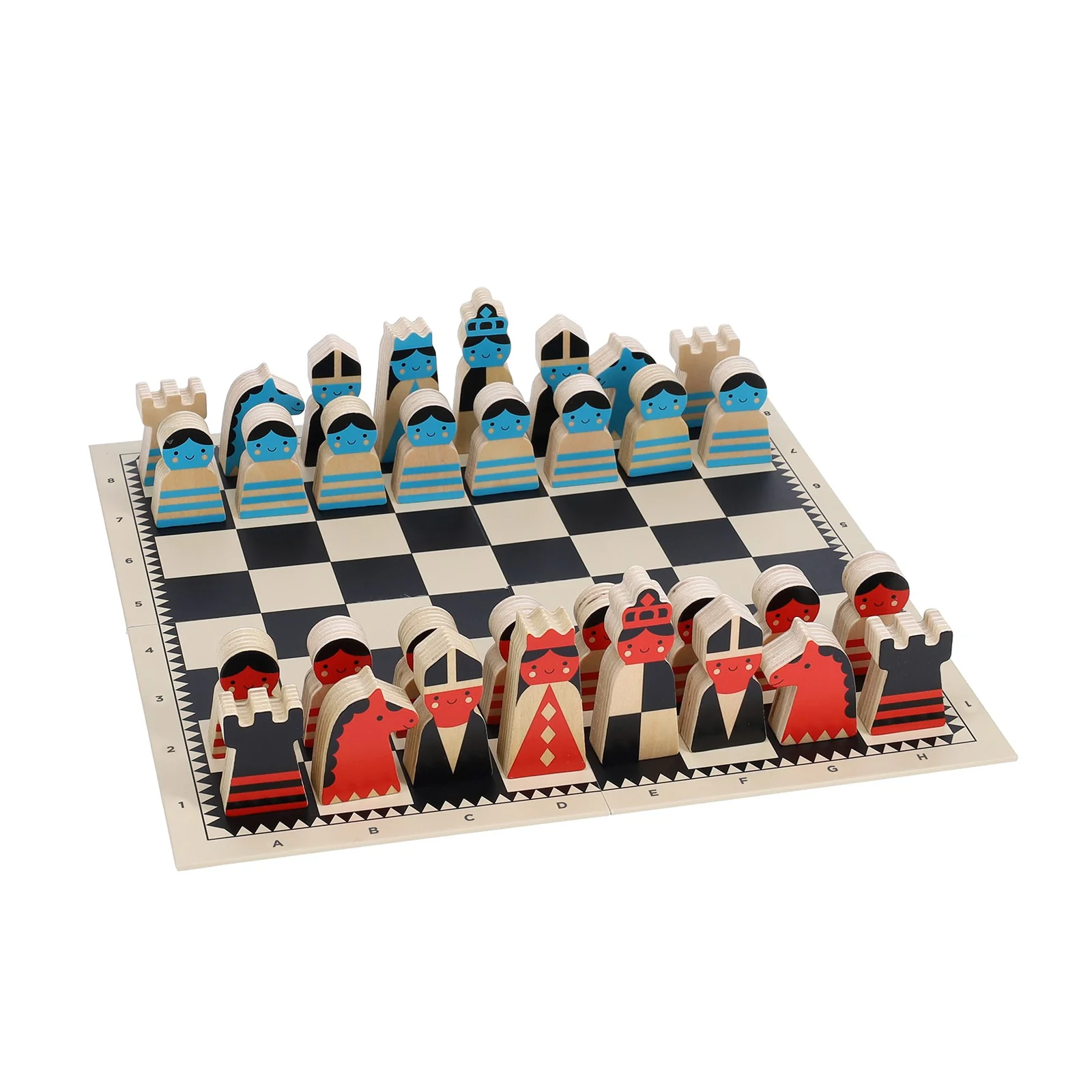 On the Move Wooden Chess Set