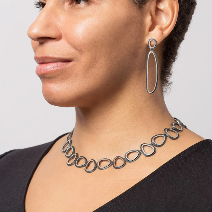 Organic Ovals Necklace - Image 3