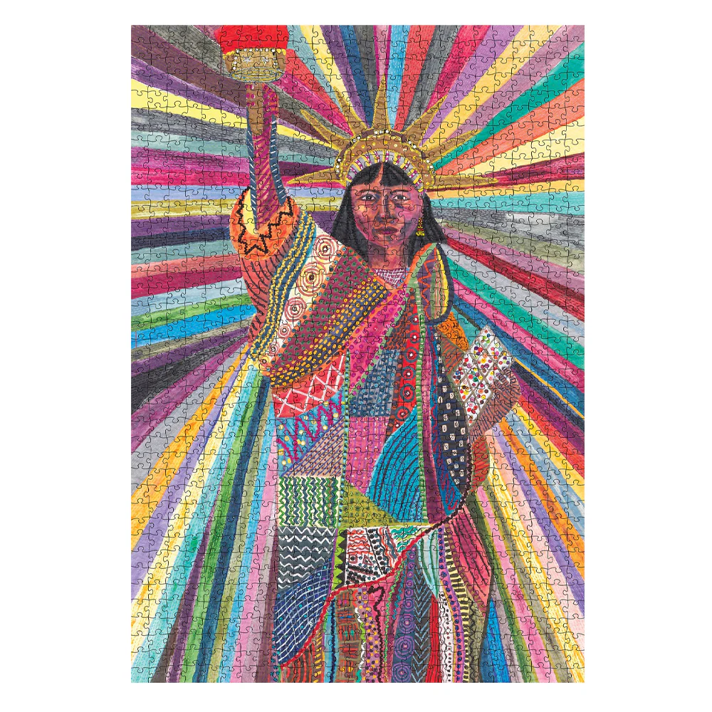 Pacita Abad L.A. Liberty 1000-Piece Jigsaw Puzzle - Image 2