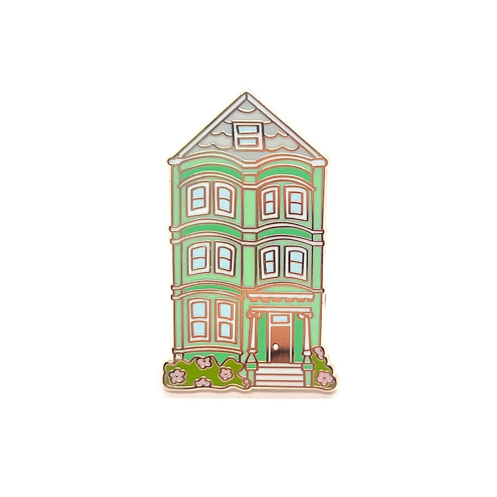 San Francisco Green House Pin