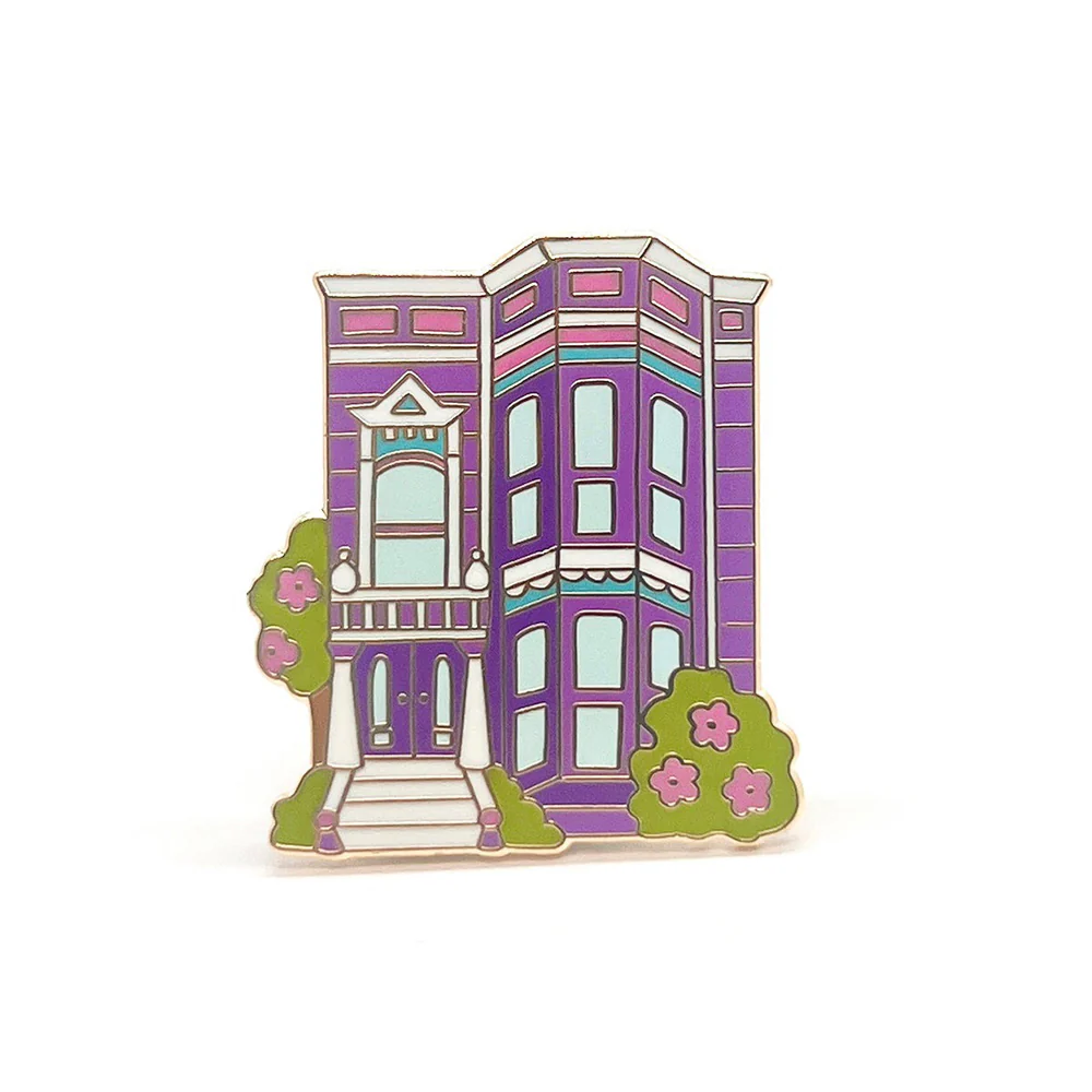 San Francisco Purple House Pin
