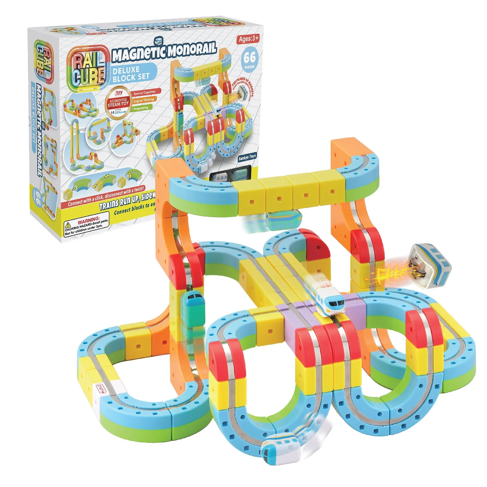 Rail Cube Deluxe Block Set