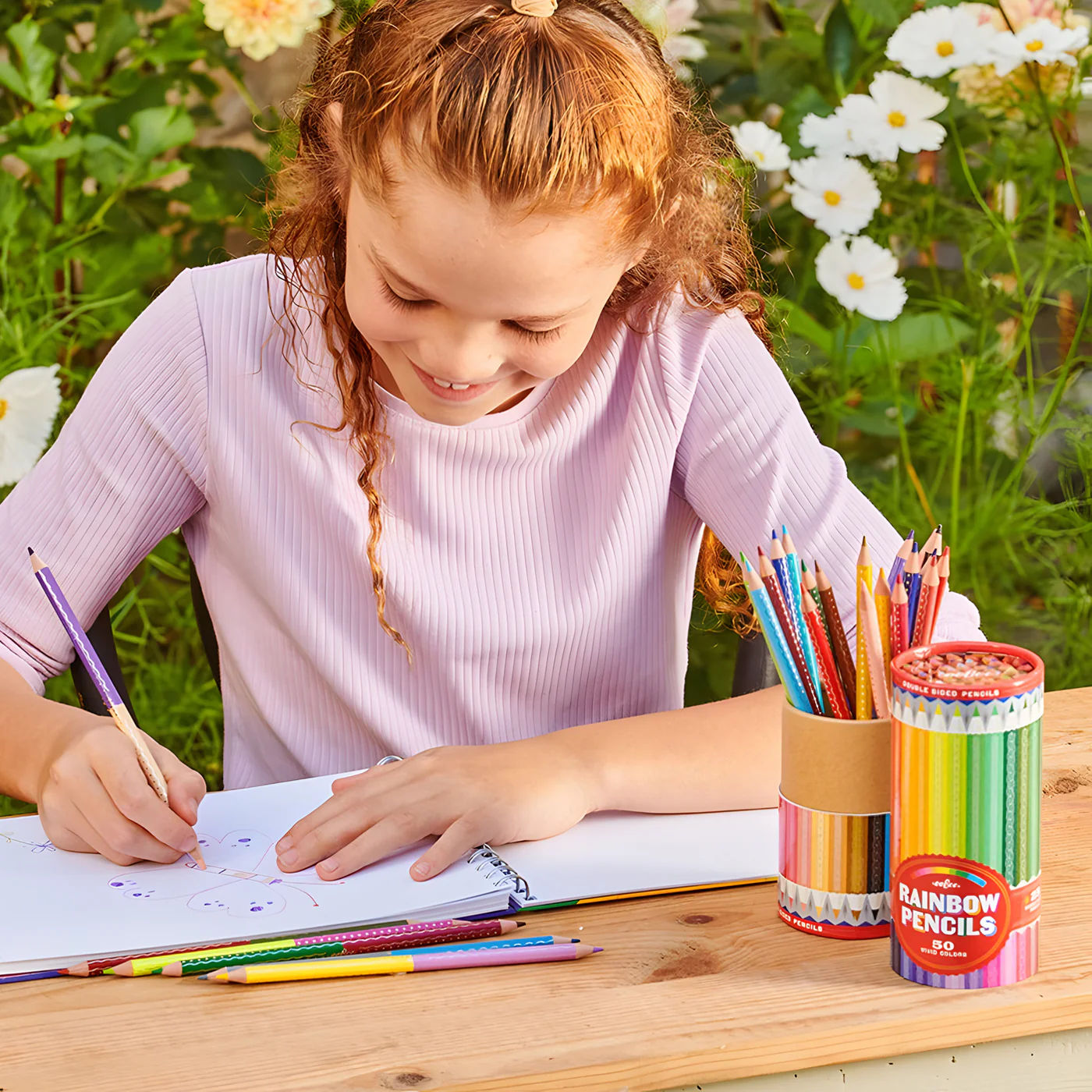Rainbow Double Sided Pencil Tube - Image 4
