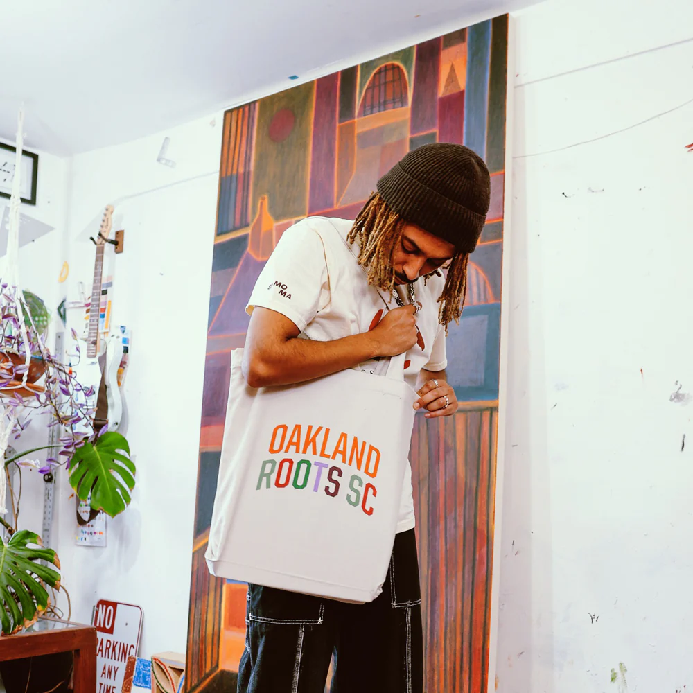 Oakland Roots SC x SFMOMA Bone Tote - Image 3
