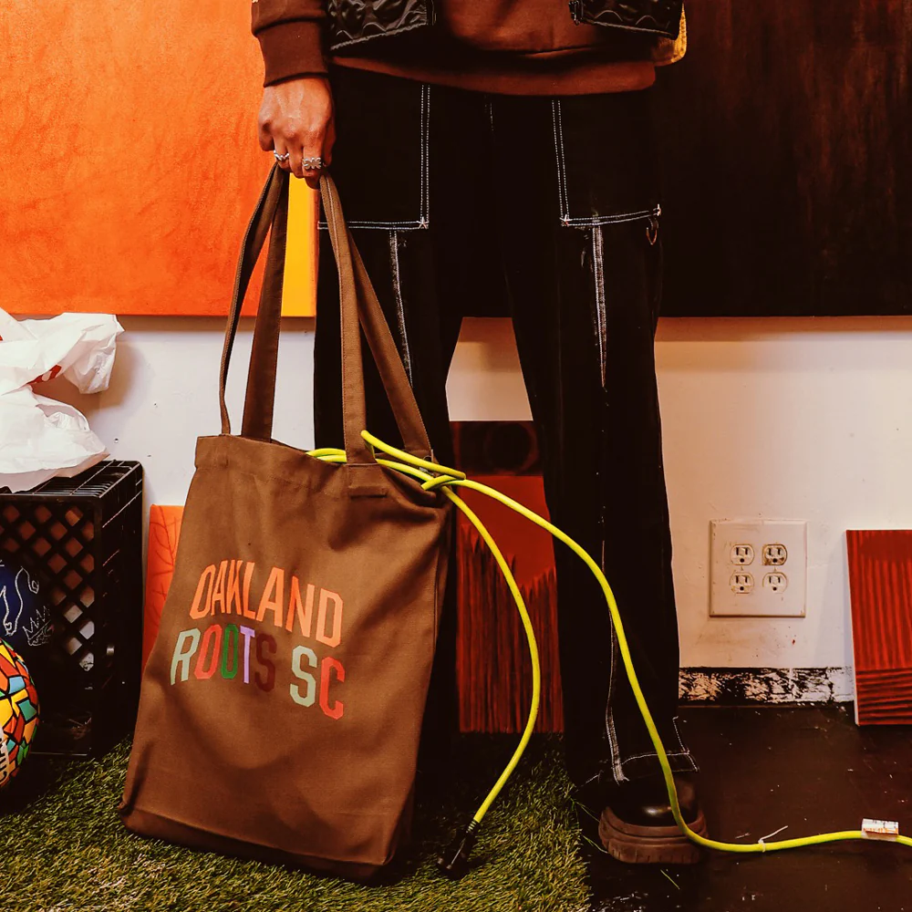 Oakland Roots SC x SFMOMA Walnut Tote - Image 3