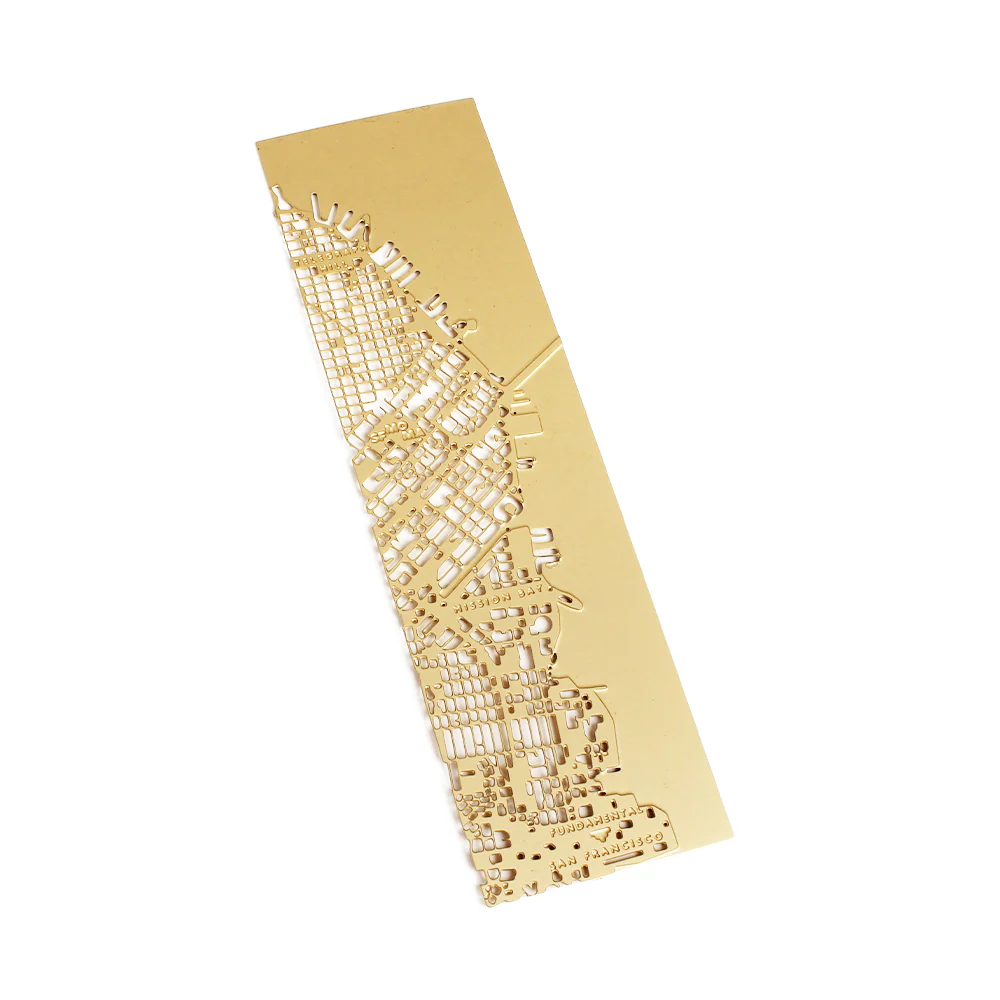 San Francisco City Map Bookmark
