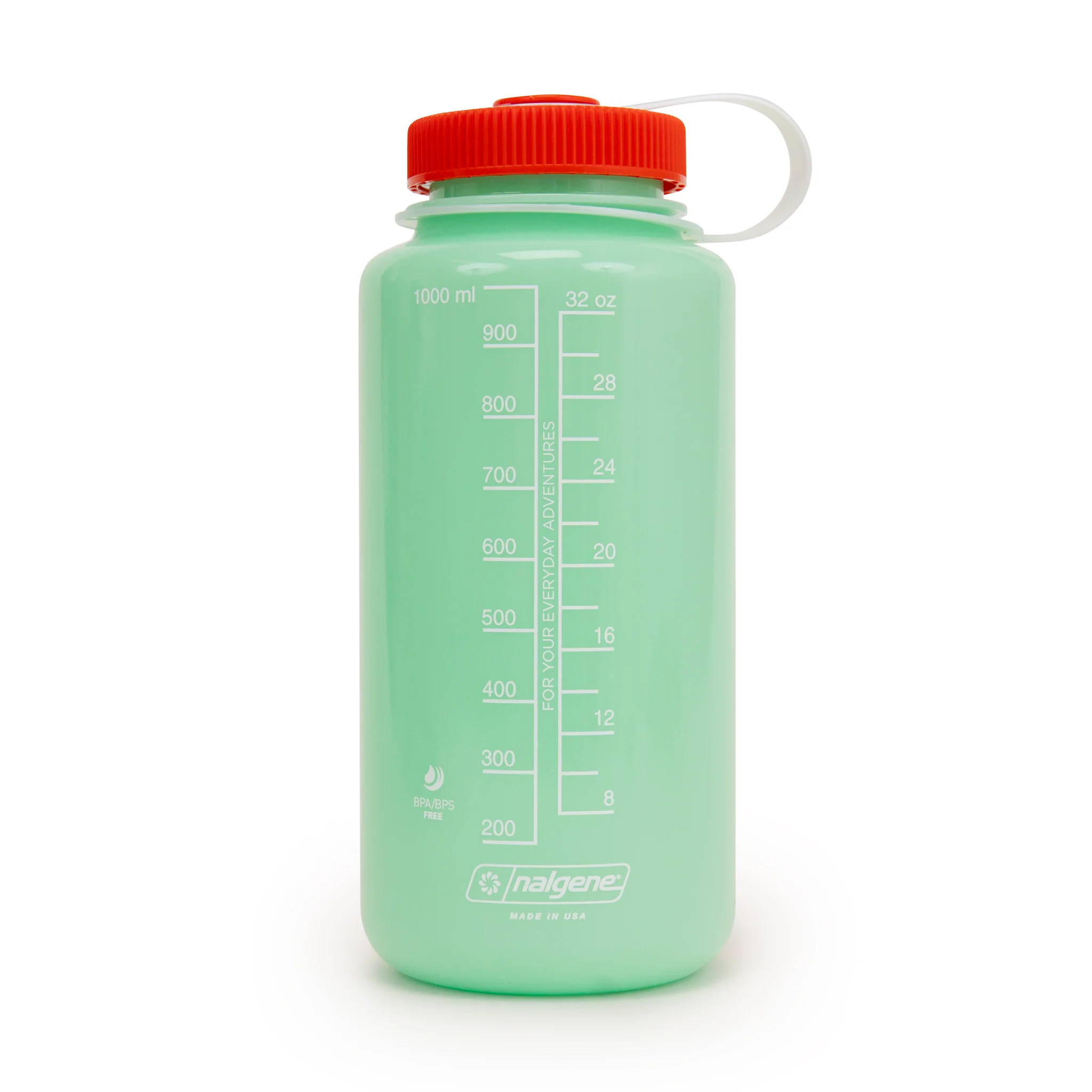 SFMOMA Glow-in-the-Dark Green Wide Mouth 32 oz. Nalgene Bottle - Image 4
