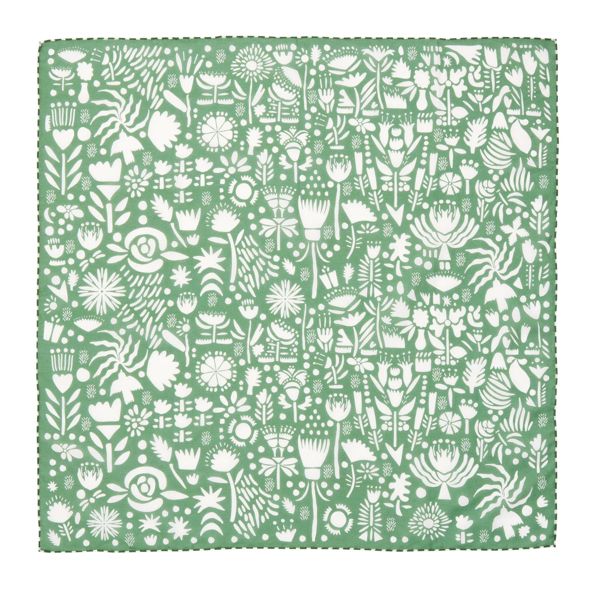 SFMOMA Henri Scarf: Green/White - Image 2