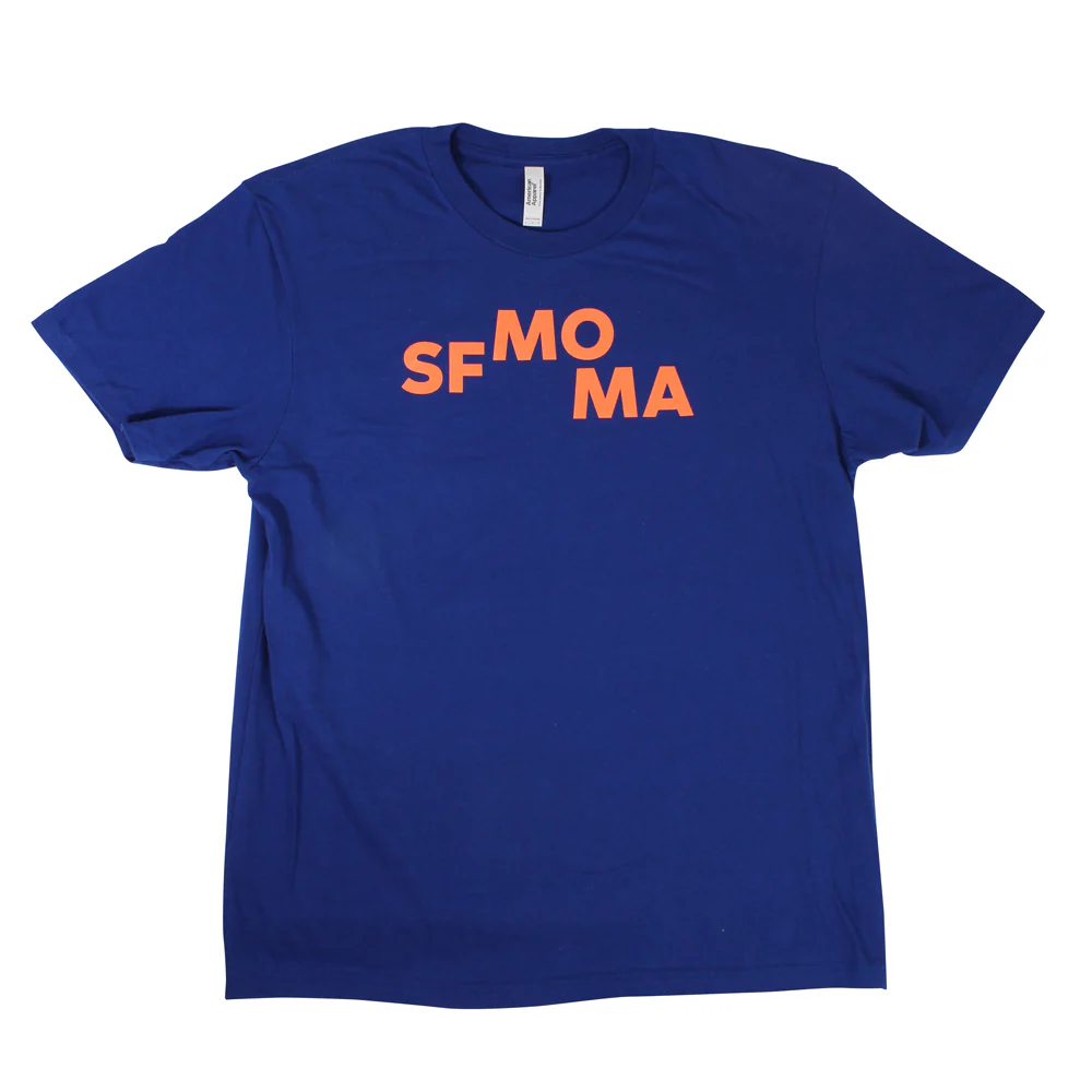 SFMOMA Logo T-shirt Lapis