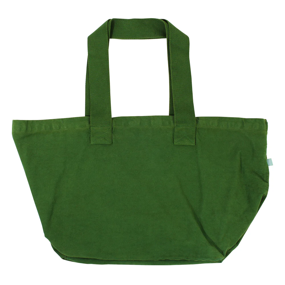 SFMOMA Bull Denim Turret Tote: Vintage Green - Image 3