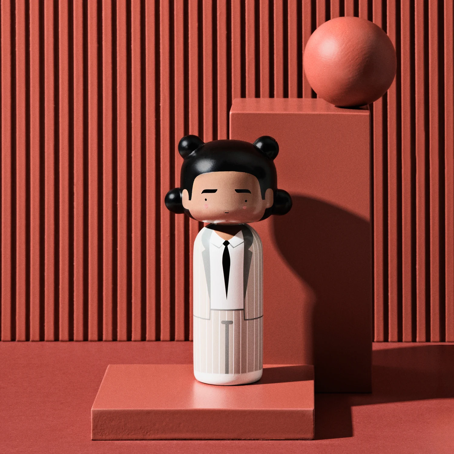 Basquiat Kokeshi Doll - Image 3