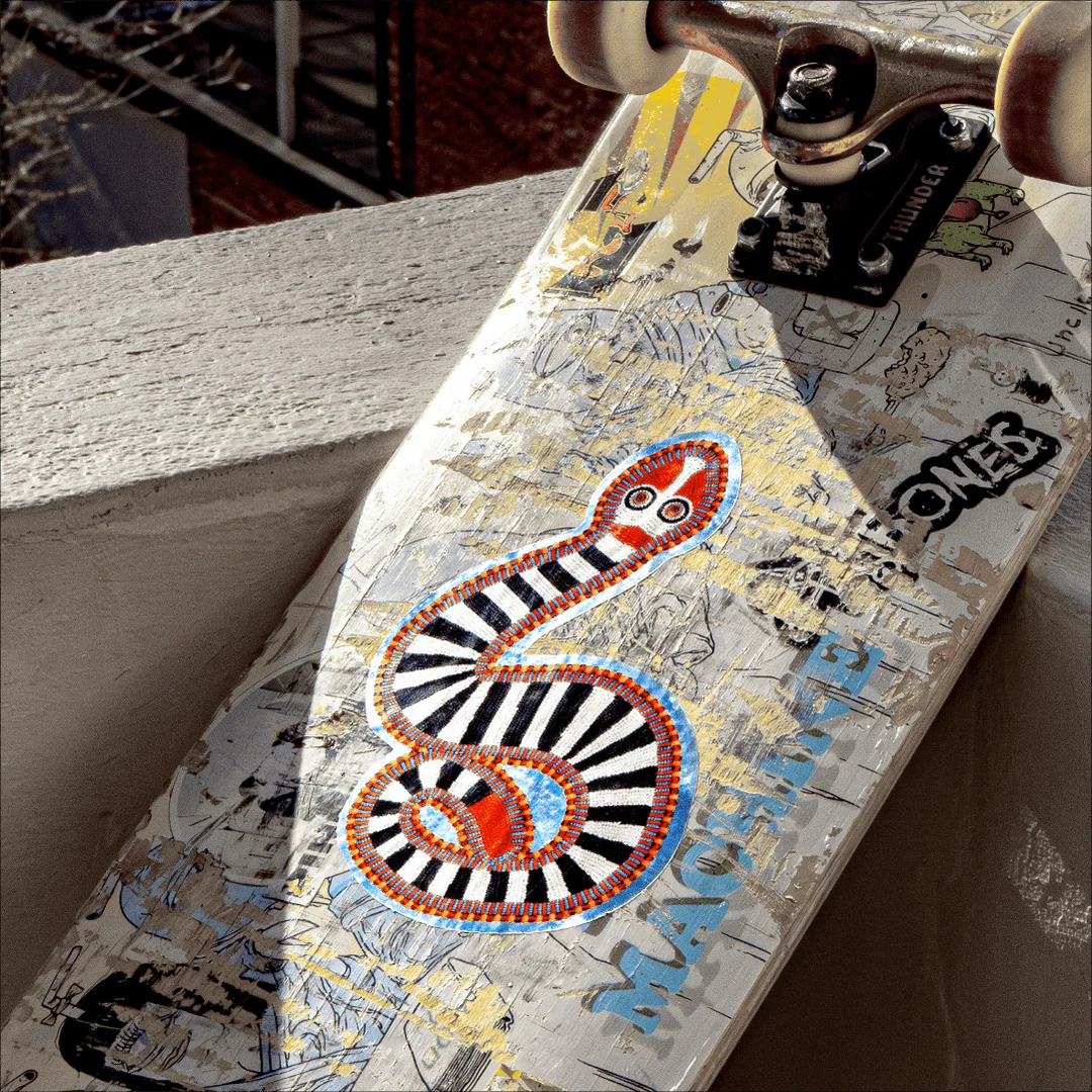 Jeffrey Gibson Snake Sticker - Image 2