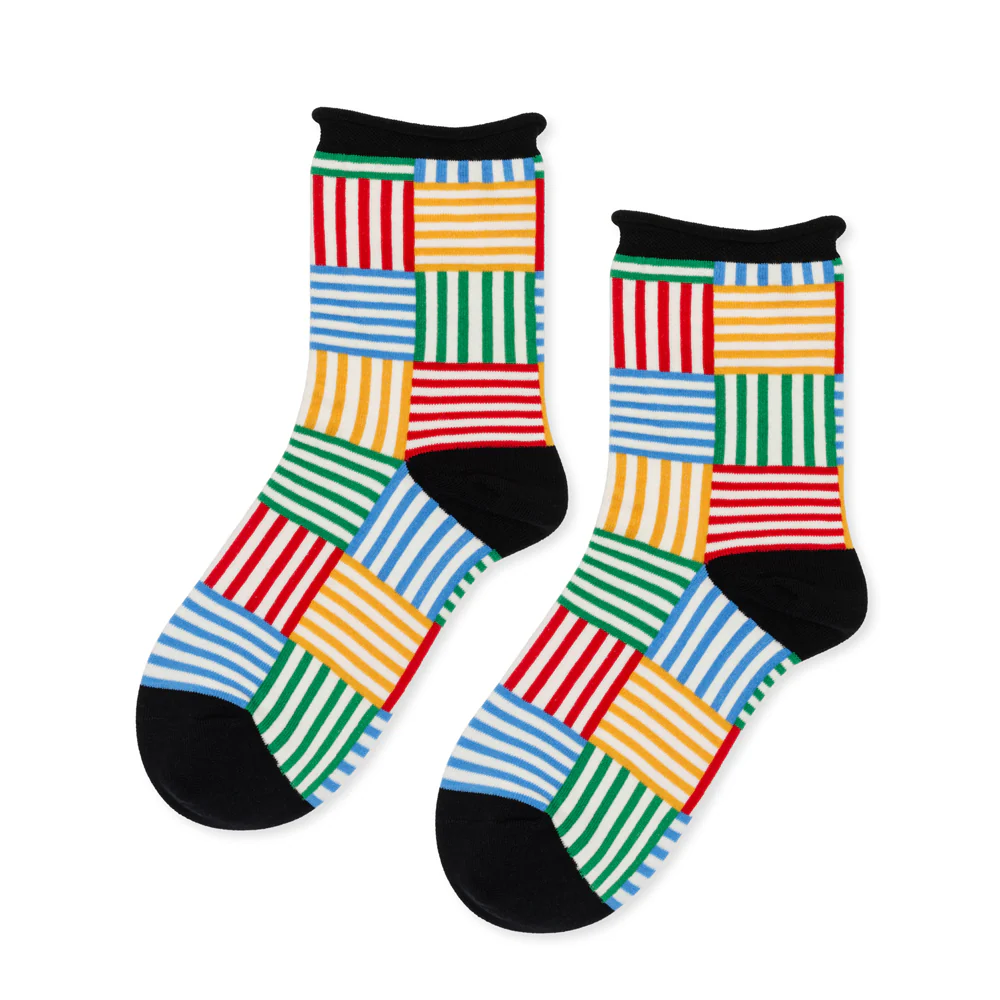 Striped Tile Multicolor Socks