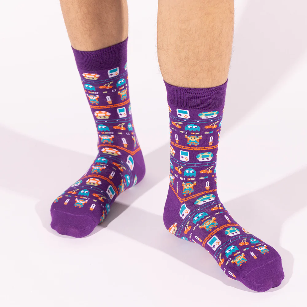 Vintage Gamer Socks: Large - Image 2