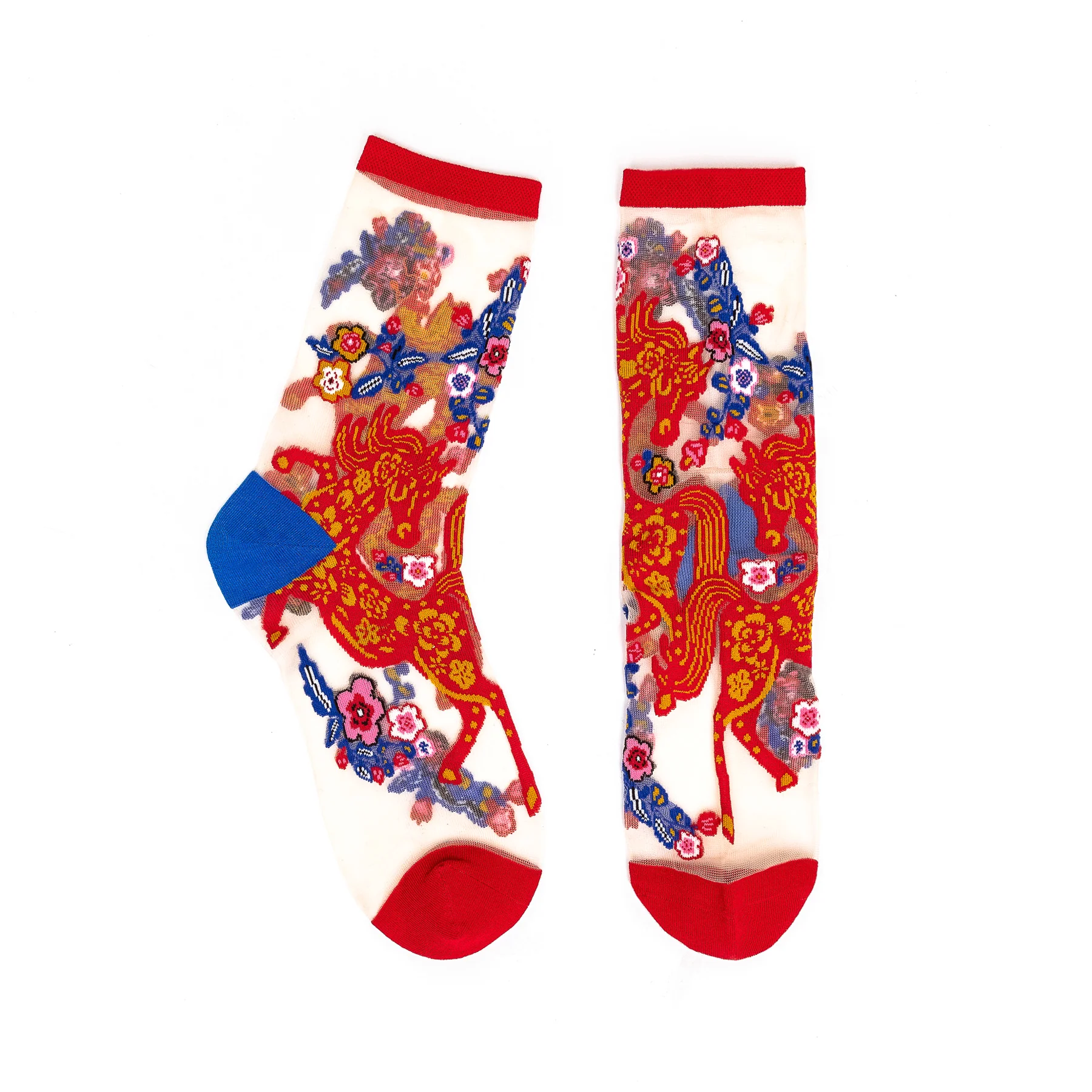 Year of the Horse Sheer Socks