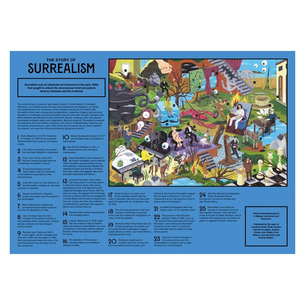 The Story of Surrealism 500-Piece Jigsaw Puzzle - Image 3